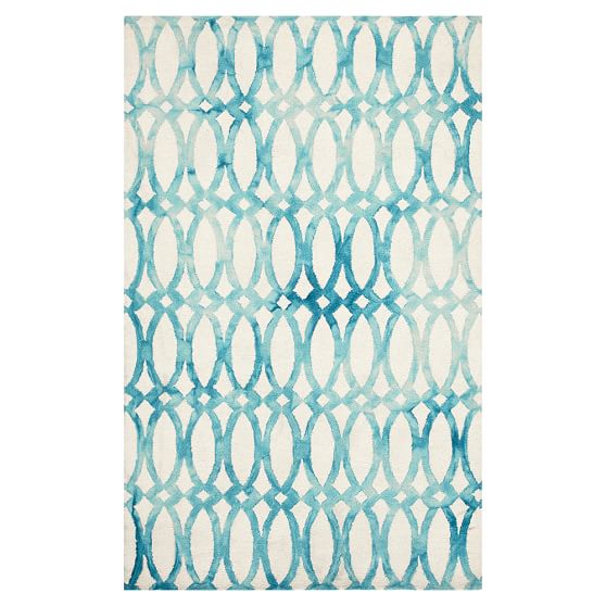 PBteen Watercolor Trellis Rug pottery barn teen sale of the season