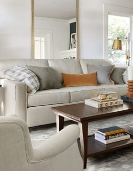 Pottery Barn BUCHANAN SQUARE ARM UPHOLSTERED SOFA WITH STORAGE pottery barn buy more save more sale