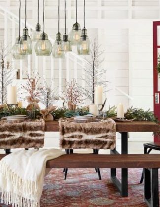 Pottery Barn GRIFFIN RECLAIMED WOOD FIXED DINING TABLE Eco-Friendly pottery barn holiday furniture sale