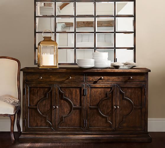 Pottery Barn LORRAINE BUFFET pottery barn winter warehouse sale