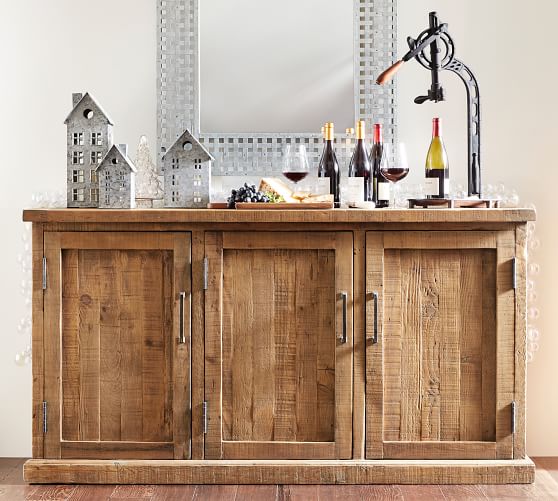 Pottery Barn STAFFORD RECLAIMED PINE BUFFET pottery barn winter warehouse sale