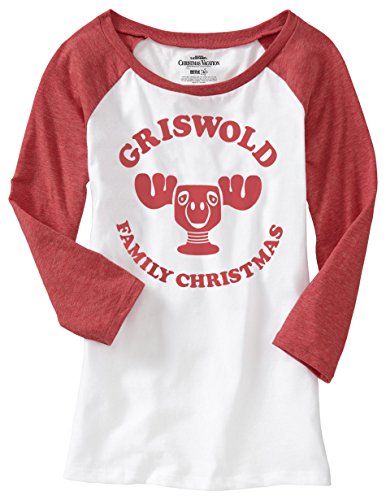 Ripple Junction National Lampoon's Christmas Vacation Moose Mug Griswold Family Christmas Junior Raglan holiday shirts for women christmas 2017