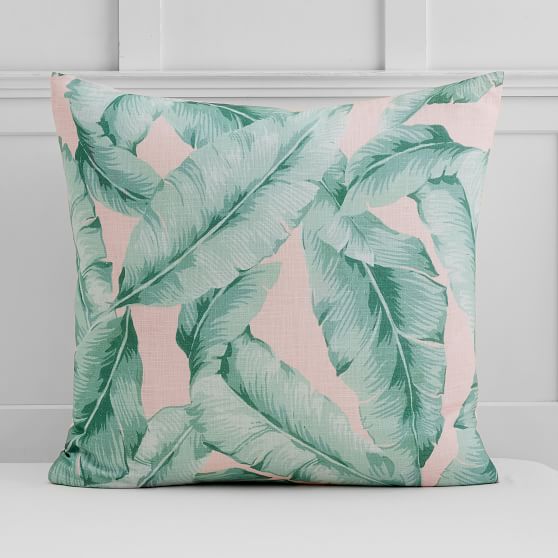 The Emily & Meritt Palm Print Euro Pillow Cover pbteen sale of the season