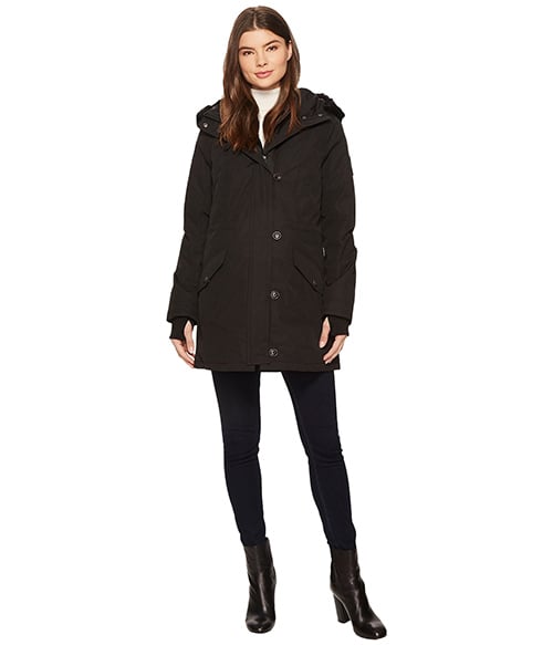 UGG Adirondack Parka Black parkas with faux fur trim women winter 2018