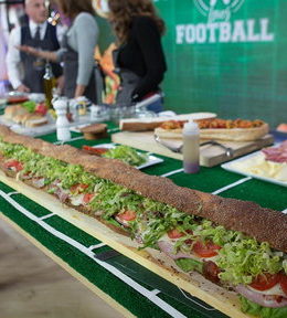 Watch Anthony and Elaina Scotto owners of Fresco by Scotto restaurant show Hoda Kotb (and all of us at home) how to make delicious eggplant rollatini and an Italian inspired giant hero sandwich on the Today show on Friday, December 22, 2017. These tailgate recipes will be perfect as the Green Bay Packers take on the Minnesota Vikings at Lambeau Field on Saturday, December 23rd!