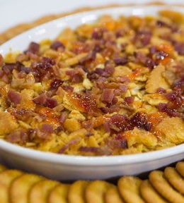 Watch Elizabeth Heiskell aka the Debutante Farmer show Carson Daly (and all of us at home) how to make a delicious holiday appetizer and holiday dessert using Ritz crackers! You will absolutely adore the fabulous big, festive holiday dip and chocolate turtle Ritz cracker cookies that Elizabeth made on the Thursday, December 21, 2017 episode of the Today show.