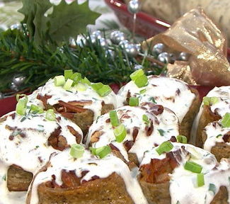 Watch Food Network star and "Souther Girl Meets Vegetarian Boy" cookbook author show Megyn Kelly how to make savory cinnamon rolls and cornbread strata on the Monday, December 25, 2017 episode of the Today show.