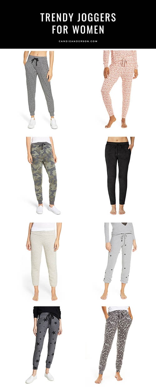 Style expert, journalist and fashion blogger Candace Rose Anderson of the blog Candie Anderson (candieanderson.com) has the scoop on 18 trendy jogger pants in the hottest trends, colors and prints for 2019 and 2020.