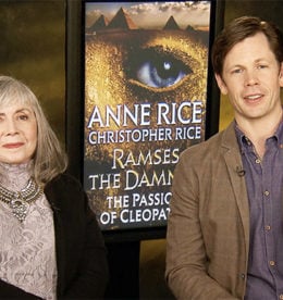 Best selling authors (and mother and son) Anne Christopher Rice collaborated on a new novel "Ramses The Damned: The Passion Of Cleopatra". They joined Candace Rose Anderson for an interview to discuss the novel which is a sequel to Anne's best selling novel "The Mummy or Ramses The Damned." candieanderson.com