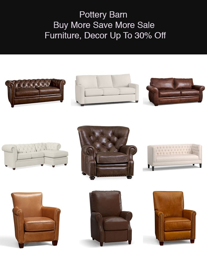 Save up to 30% at the 2017-2018 Pottery Barn Buy More Save More Sale! Candace Rose Anderson Candieanderson.com blog