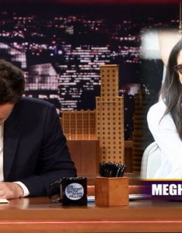 Watch Jimmy Fallon write thank you notes to In N Out, Meghan Markle, hot chocolate, Christmas lights, and many more on the Friday, December 1, 2017 episode of the Tonight Show.