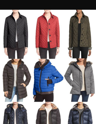 Fashion expert, journalist and style blogger Candace Rose Anderson of the blog Candie Anderson CandieAnderson.com shares trendy quilted jackets and coats for women of all ages just in time for winter 2018.