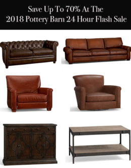 The 2018 Pottery Barn Flash Sale is happening today, January 15, 2018 only. We have the scoop on 20 of the best furniture and home decor essentials at up to 70% off.