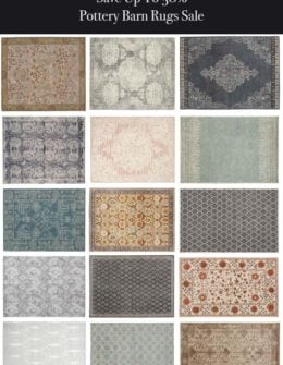 The winter 2018 Pottery Barn rugs sale is happening now for a limited time! We have the scoop on how you can save up to 50% on gorgeous rugs that are perfect for every room in your home.