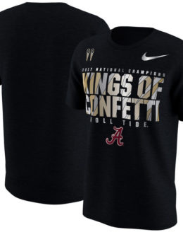Alabama Crimson Tide Nike College Football Playoff 2017 National Champions Locker Room T-Shirt – Black alabama crimson tide 2018 national champions