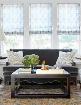 BUNNY WILLIAMS HOME Nailhead Sofa, Gray Velvet One Kings Lane Furniture Sale