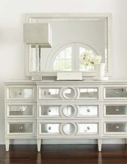Bernhardt Allure 9 Drawer Dresser with Mirror dressers