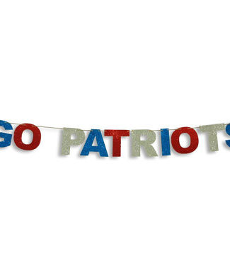 Jen Cowan Crafts Go Patriots New England Patriots Football Banner new england patriots super bowl lii party