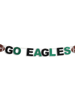 Jen Cowan Crafts Philadelphia Eagles Football Banner Go Eagles philadelphia eagles super bowl lii party decorations