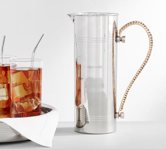 MONIQUE LHUILLIER NICKEL PITCHER monique lhuillier for pottery barn collection spring 2018
