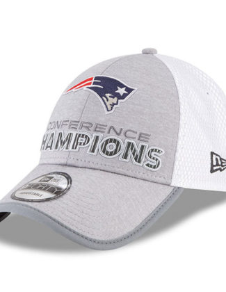New England Patriots New Era 2017 AFC Champions Locker Room Trophy Collection 9FORTY Adjustable Hat – Heather Gray afc champions 2017 new england patriots locker room hats shirts men women kids