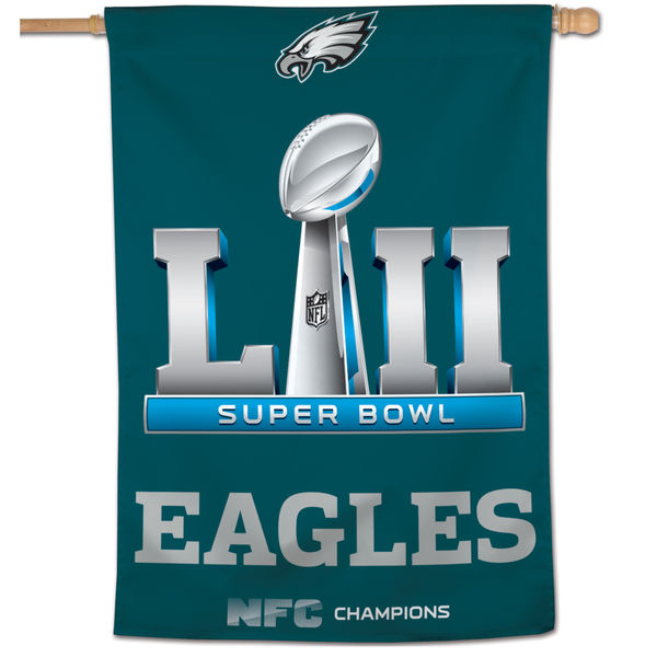 Philadelphia Eagles WinCraft 2017 NFC Champions 1-Sided 28" x 40" Vertical Banner 2017 NFC Champions Philadelphia Eagles Memorabilia