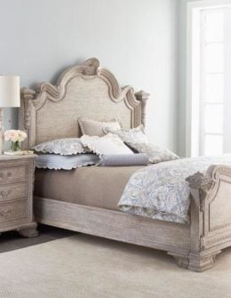 Piers King Bed White Horchow weekend flash sale