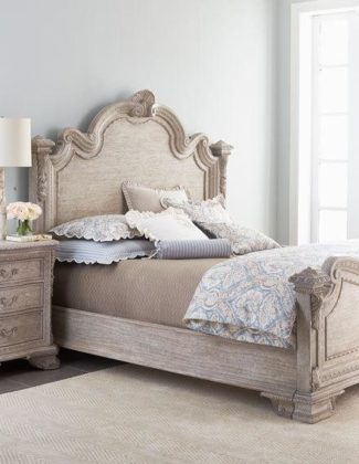 Piers King Bed White Horchow weekend flash sale