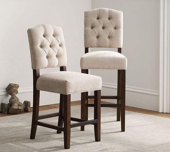 Pottery Barn ASHTON TUFTED BARSTOOL pottery barn clearance sale pottery barn extra 20 percent off