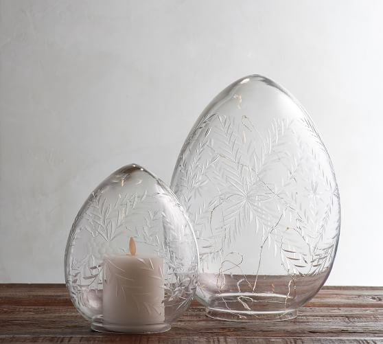 Pottery Barn ETCHED GLASS EGGS pottery barn stock up and save sale