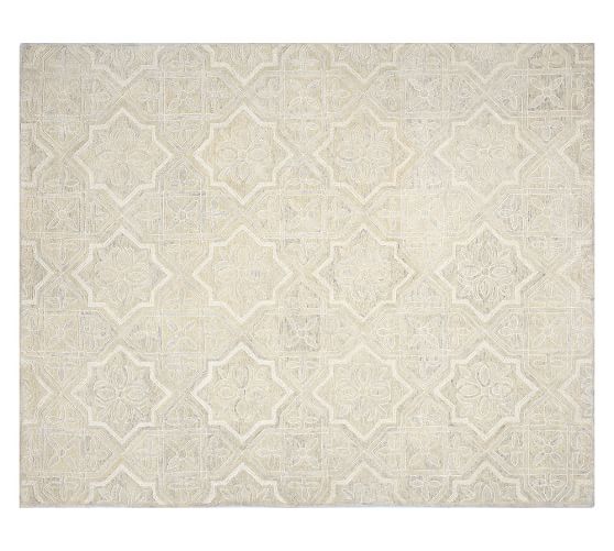 Pottery Barn FARRAH RUG - IVORY pottery barn premier sale