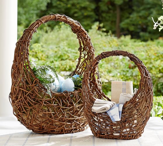 Pottery Barn Grapevine Baskets pottery barn stock up and save sale