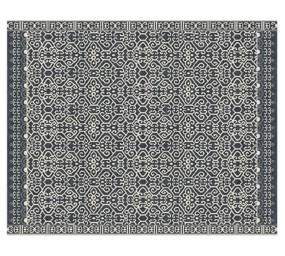 Pottery Barn LUNA CUSTOM TUFTED RUG - INDIGO pottery barn stock up and save sale