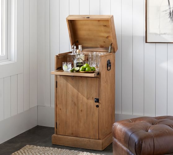 Pottery Barn WOODCLIFF RUSTIC BAR Reclaimed Pine pottery barn extra 20 percent off pottery barn clearance sale