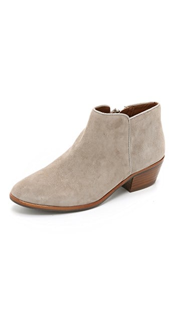 Sam Edelman Petty Suede Booties Putty suede ankle booties women winter spring 2018