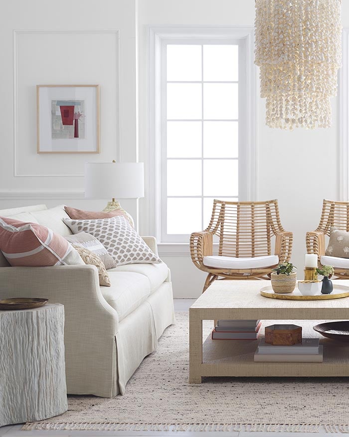 Serena and Lily Grady Sofa - Skirted serena and lily free shipping sale