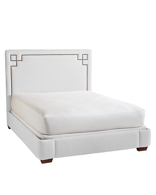 Serena and Lily Octavia Bed with Nailheads serena & lily free shipping sale