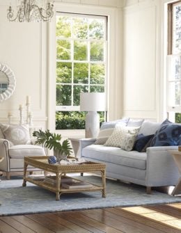 Serena and Lily Spruce Street 3-Seat Sofa with Bench Seat serena & lily free shipping sale