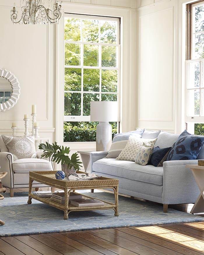 Serena and Lily Spruce Street 3-Seat Sofa with Bench Seat serena and lily free shipping sale