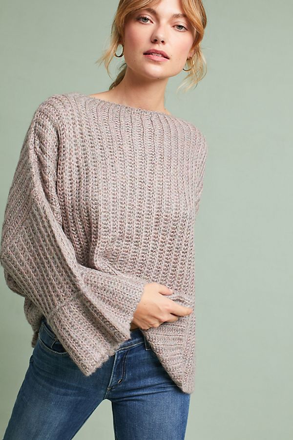 Sunday in Brooklyn Fireside Pullover Purple Motif anthropologie winter fashion sale women