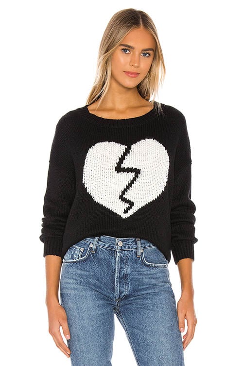 Wildfox Couture Broken Heart Jella Sweater valentines day sweaters