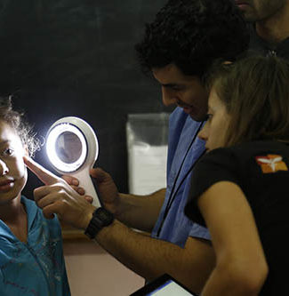 Direct Relief assisting at refugee camp in Jordan.