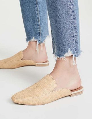 Dolce Vita Halee Flats Light Natural mules women spring 2020