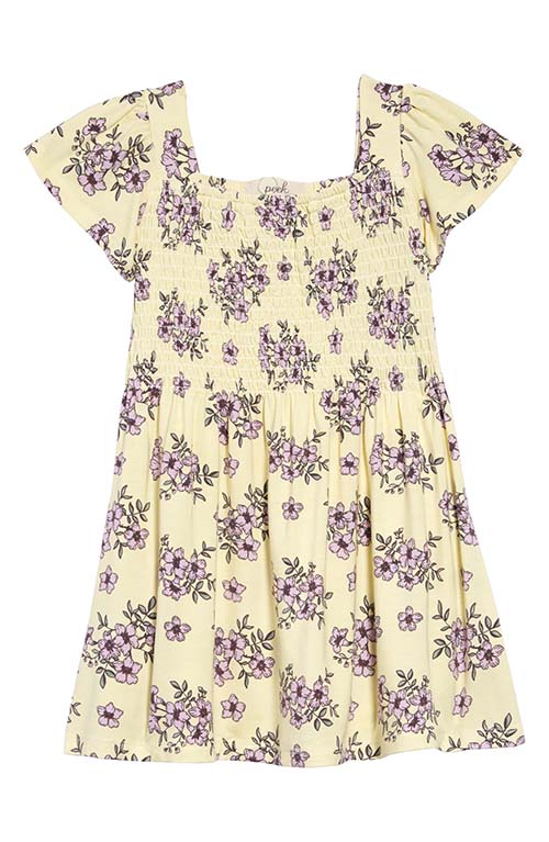 Floral Phylis Dress PEEK AREN'T YOU CURIOUS Yellow Purple easter dresses toddler girls