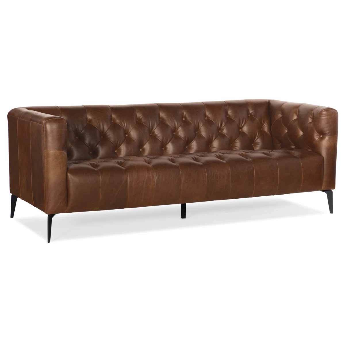Hooker Furniture Nicolla 84'' Upholstered Sofa leather chesterfield sofas best