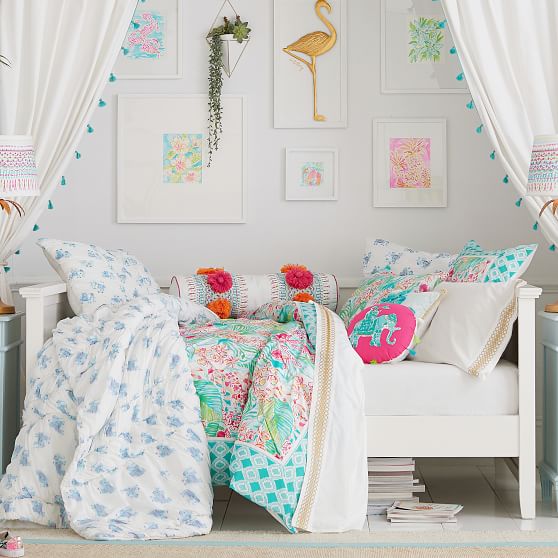 Lilly Pulitzer Hampton Daybed + Trundle lilly pulitzer for pbteen collection