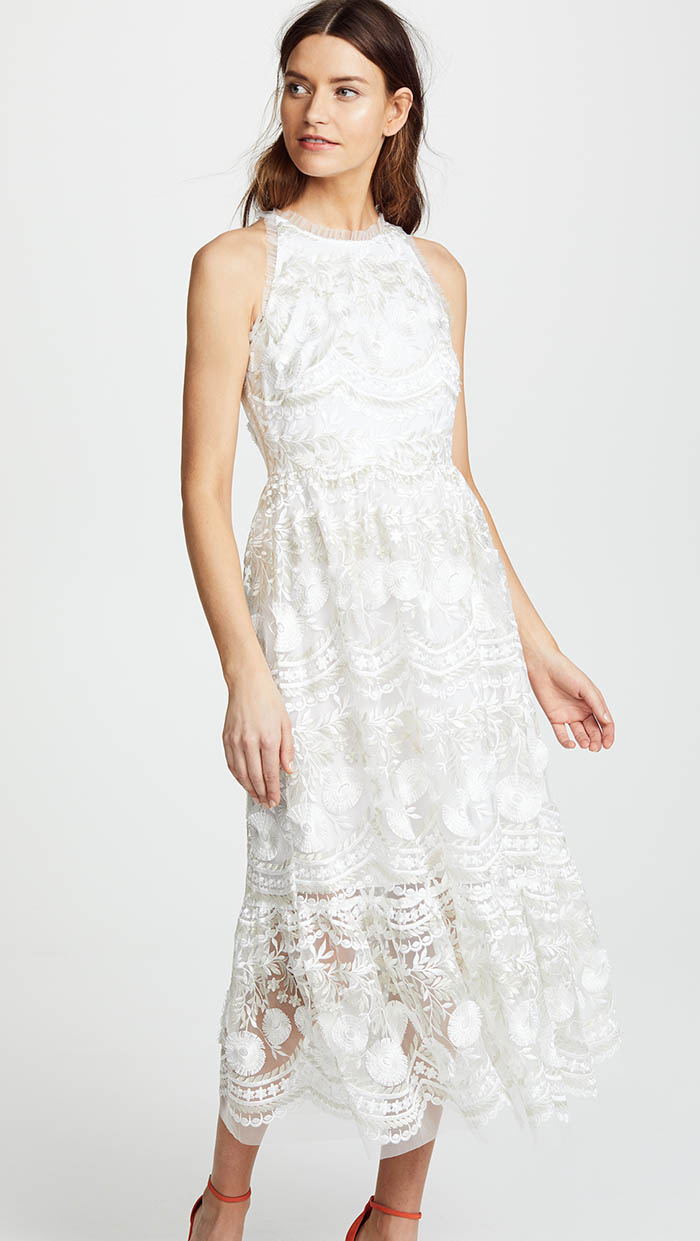 Shoshanna Rosita Dress Ivory kentucky derby dresses 