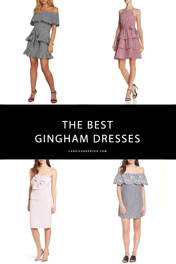 Style expert, Candie Anderson has the scoop on 22 of the best gingham dresses for women just in time for spring and summer! They're perfect for wedding guests, bridal showers, the Kentucky Derby, backyard barbecues, wine tasting and more.