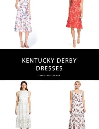 Style expert and fashion blogger, Candie Anderson has the scoop on 20 trendy Kentucky Derby dresses you will adore in a variety of styles, colors, prints and price ranges!