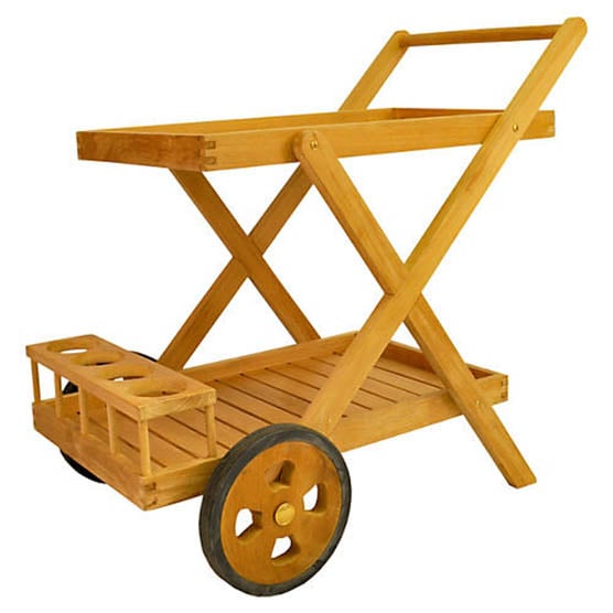 ANDERSON TEAK Cobana Serving Cart outdoor bar carts